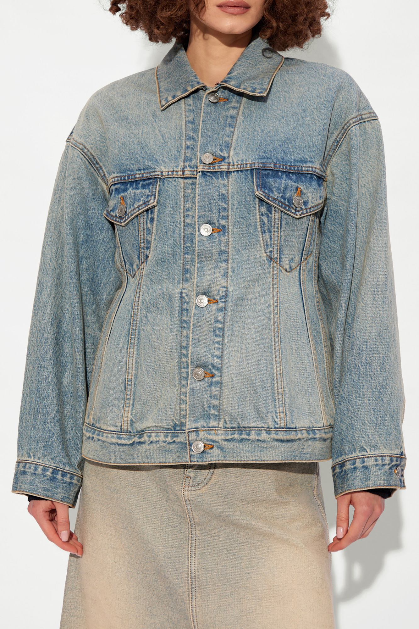 BALENCIAGA｜DENIM JACKETS (773776 TJW79 4076) Light blue Denim jacket Balenciaga - Vitkac GB